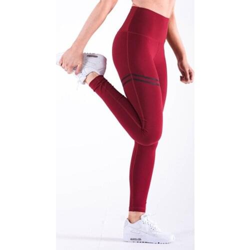 Women High Waist Sports Pants Womens Push Up Legging Polyester Bodybuilding Jeggings Gym Fitness Skinny Bandage Yoga Leggings