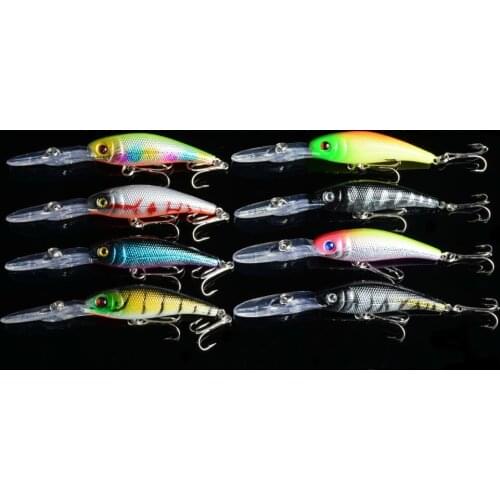 1Pcs 10cm/7.8g Sea Fishing Minnow Lure Long Lip Aritificial Wobblers Crankbait Hard Isca Bait Swimbait