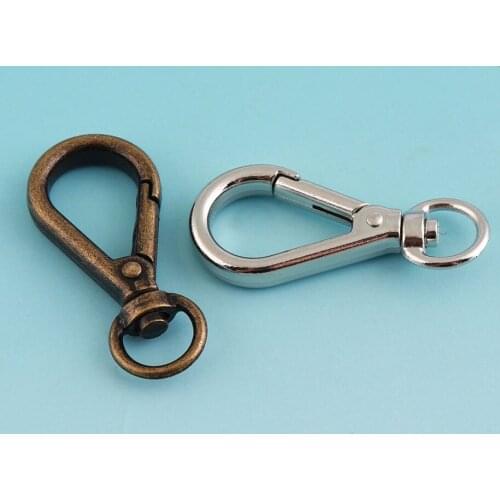 10pcs 39mm Brass Swivel Clasp Metal Lobster Clasp Lanyard clasp Snap Hook chains clasp Purse clasp DIY Accessories