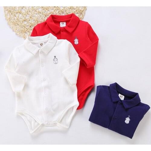 Baby bodysuit long sleeves newborn 100% cotton children clothing baby boy girls clothes kids clothes square collar baby overalls