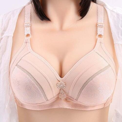 Women Large Size Wireless Bras Comfort Cotton Bras for Woman Brassiere Wire Free Bra Plus Size Bralett Bras Girl Intimates
