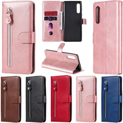 For LG Velvet Case business Leather zipper wallet cover Case On LG Velvet 5G Phone bumper Flip book Cases for For LG Velvet