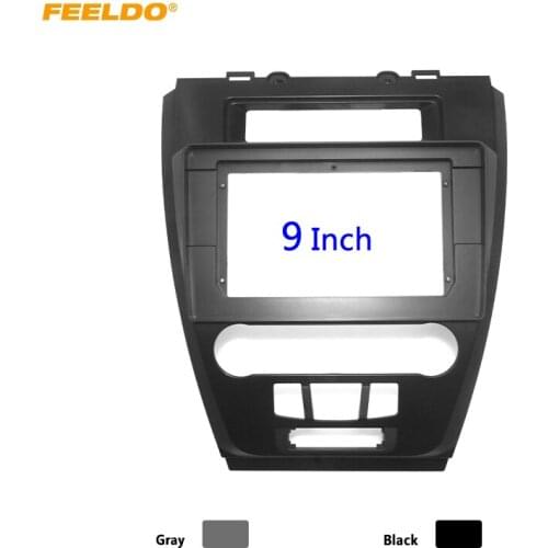 FEELDO Car Stereo 10.1 Inch Big Screen Fascia Frame Adapter For Ford Fusion 2Din Dash Audio Fitting Panel Frame Kit #HQ6664