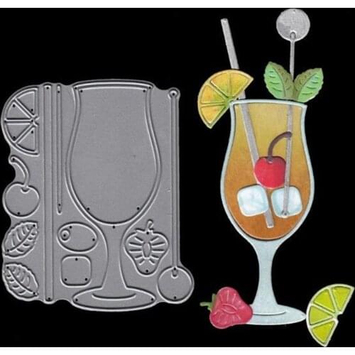 Julyarts Lemon Water Cup Cutting Dies New Craft For DIY Scrapbooking Album Paper Cards Decorative Crafts Embossing Die Cuts