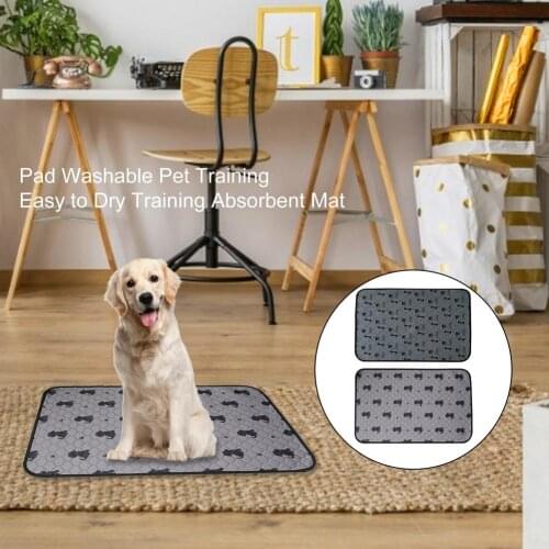 Dog Training Absorbent Mat Waterproof Easy to Dry Reusable Pet Training Pad Summer Washable For Small Medium Large Dogs