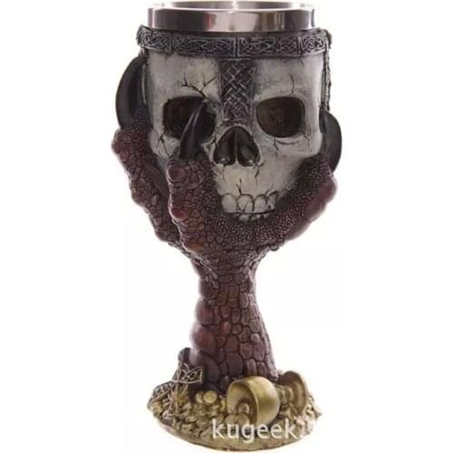 3D skull mug halloween carnival festival holiday stainless steel mug