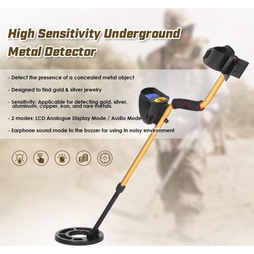 High Sensitivity Metal Detector MD3010II Underground Gold Digger Treasure Hunter Metal Finder Treasures Seeking Tool