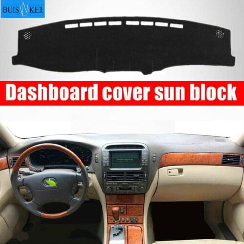 Car Dashboard Cover For Lexus LS430 2002 2003 2004 2005 Dashboard Mat Pad Carpet Dashmat Sun Shade Pad Automobile Car Styling