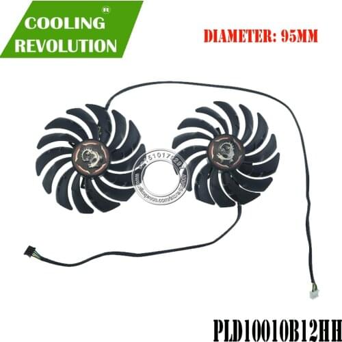 95MM PLD10010B12HH DC12V 0.40A 4PIN graphics fan RTX2070 X-8G Cooling Fan for MSI RTX 2070 GAMING Z Card Fan