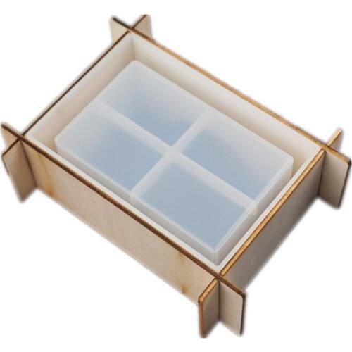 Silicone Coasters Mat Storage Holder Resin Casting Mold Epoxy Mould Tool DIY SDF-SHIP