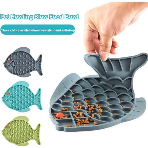Pet Silicone Licking Mat Food Grade Silica Anti Choking Bowl High-temperature Resistance Not Deformed Cat Accessories For Dog