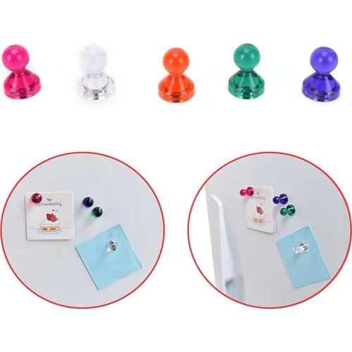 Strong Neodymium Noticeboard Skittle Men Pin Magnets Fridge Diy Whiteboard