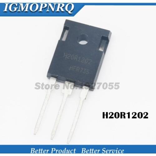5pcs H20R1202 20R1202 TO-247 20A 1200V IGBT Transistor NEW