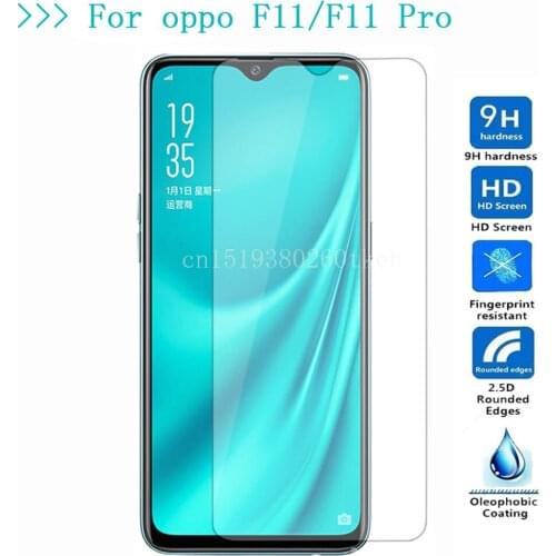 Tempered glass for OPPO F11 F11Pro A5s screen protector phone protective glass For OPPO A5 A9 2020 A1K A83 scratchproof Film