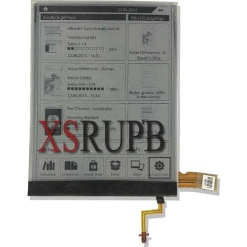 6" 800x600 Eink LCD Screen With light for Wolder Mibuk Ilusion Ebook Reader LCD Display Free Shipping