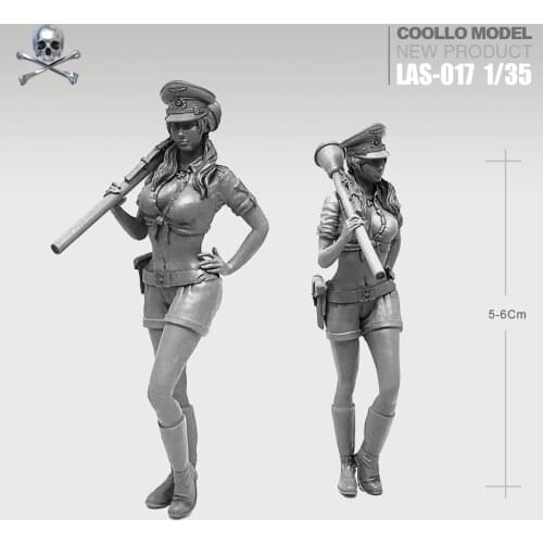 1/35 Resin Kits Beauty Anti-armored Soldier Self-assembled LAS-17