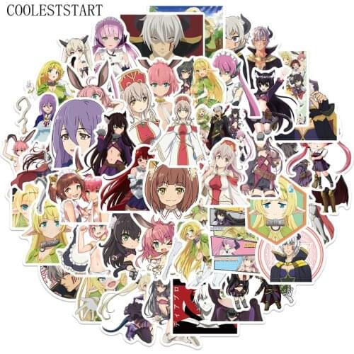 10/50Pcs/pack Japan Anime HOW NOT TO SUMMON A DEMON LORD Stickers For Kids Movie Moto Crapbook Phone Laptop Guiter Waterproof