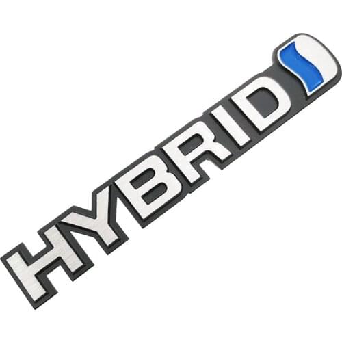 3D Metal HYBRID Letter Emblem Badge Car Sticker Car Styling Decal for Toyota Camry New Reiz Carlo Raleigh Car Accessories