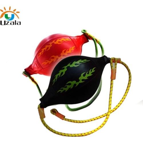 The boxing speed ball family and sports training equipment hang 2 layers PU leather speed ball. W2-029