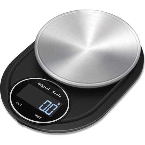 Household Kitchen Scale 5kg/0.1g High-precision Baked Food Gram Stainless Steel Scales Portable Mini LCD Electronic Scale