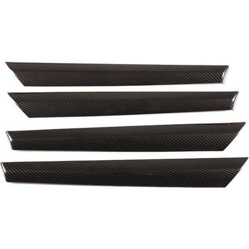 Carbon Fiber Color Inner Door Stripe Trim Cover For-BMW X3 F25 2011-2017 X4 F26 2014-2018