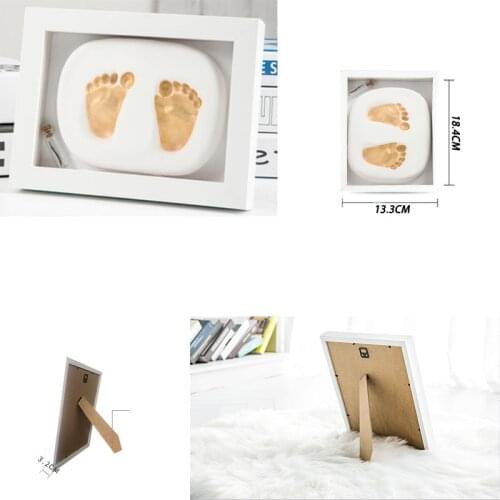 Baby Hand Print Footprint Imprint Kit Baby Handprint Mud And Foot Print Baby Souvenirs Baby Hand And Foot Mold Hundred Days Gift