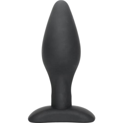 IKOKY Erotic Toys Anal Plug Prostate Massager Butt Plug Silicone Adult Products Black Anal Sex Toys for Men Women Gay