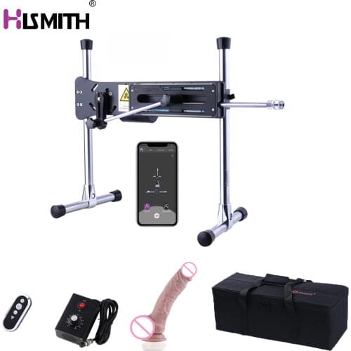 Hismith APP Intelligent Premium sex machine KlicLok System Silicone Dildo Thrusting Love Sex Machine Remote Control Masseger