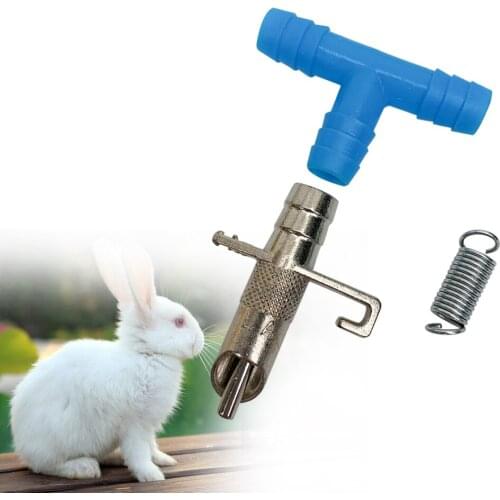 5/10/15Pcs Rabbit Nipple Drinker Rodents Bunny Pet Automatic Waterer Drinker Rabbit Drinking Fountains Animal Feeding Tools