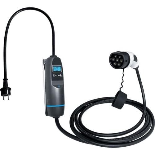 Norma Europea European Standard Type 2 EV Charger Fast Charging Model 3 phase portable Charger red cee Plug 32A