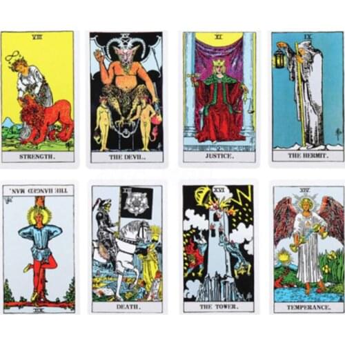 New 78pcs Rider Tarot Deck Cards with English Manual Funny Future Telling Astrology Board Game