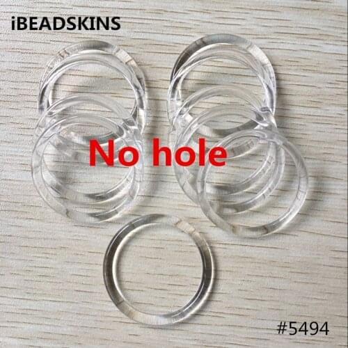 New arrival! 40mm 360pcs or so/lot clear Acrylic ring shape beads for jewelry necklace making#5494