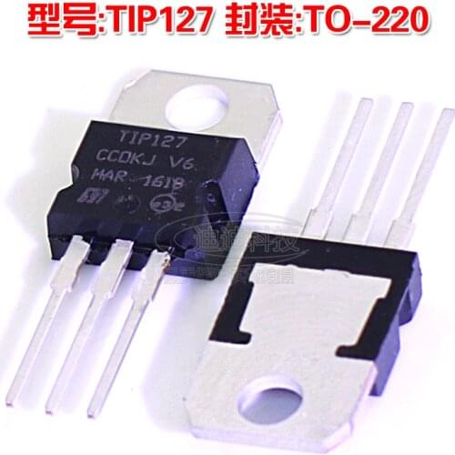 New TIP127 TO-220 PNP Darlington Transistor Output 100V 5A Transistor