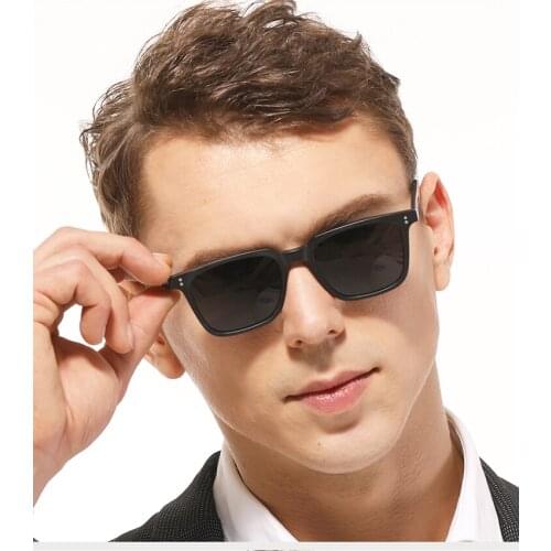 Eoome Classical style male female sunglass optical frames polarized lens square shape high quality only original hand made
