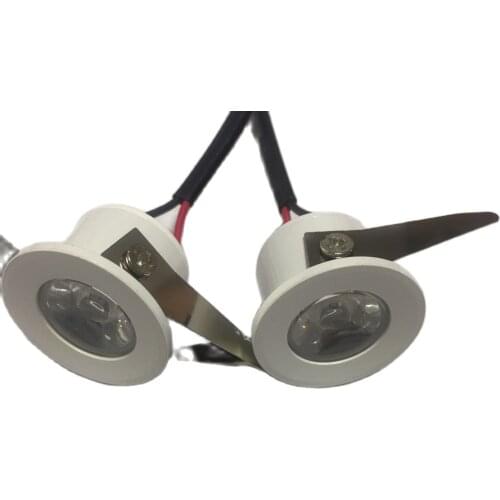 10pcs/lot Led Mini Cabinet Downlight 3w Diameter 31mm CA230V white Frame Recessed Ceiling No Flicker Spot Lights For Home