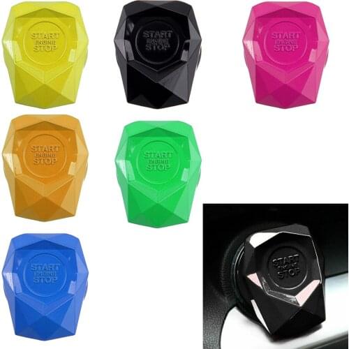 Engine Ignition Start Stop Button Switch Protection Cover Cap Universal For Vehicle