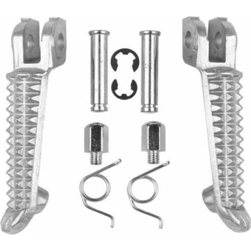 Motorcycle Front Footrests Foot pegs Fit For YAMAHA R3 MT07 MT09 XJ6 FZ1 FZ6 FZ8