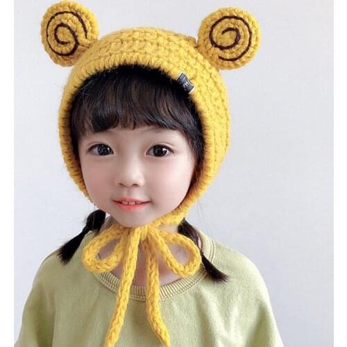 Snail Hat Beanies Knitted Winter Hat Solid Hip-hop Skullies Knitted Hat Cap Costume Accessory Gifts Warm Winter Lovely Christmas