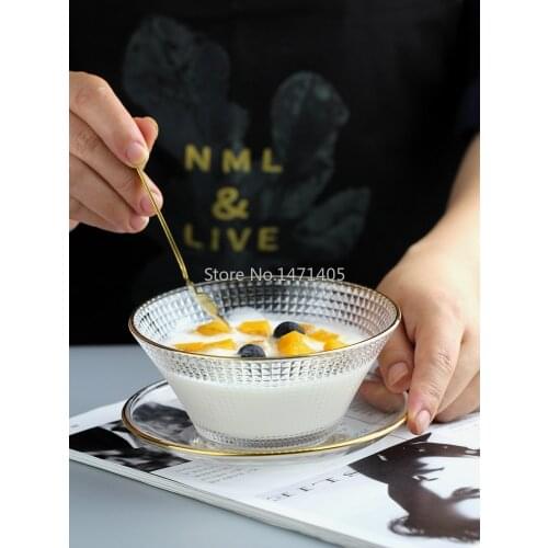 Japanese Style Glass Bowl Phnom Penh DessertBowl Birds Nest Bowl Beauty Salon Health SoupBowl Taro Ball BreakfastBowl Tableware