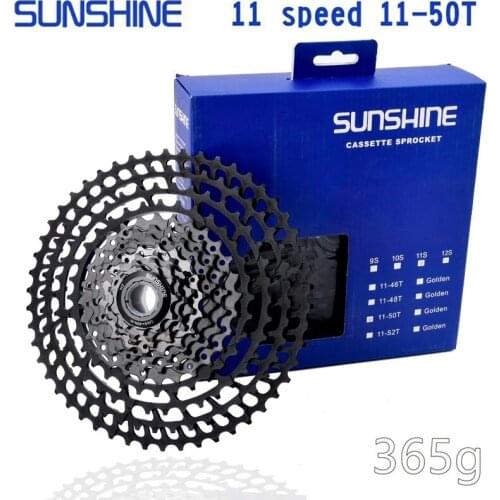 Ultralight 11 Speed 11-50T SLR2 MTB Cassette Wide Ratio CNC 11s Mountain Bike Freewheel Bike Sprocket for XX1 gx m9000 365g