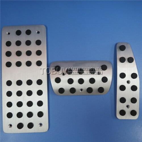 TTCR-II Car Accessories For Chevrolet Captiva AT accelerator brake footrest pedals aluminium antiskid gas fuel refit plate pad