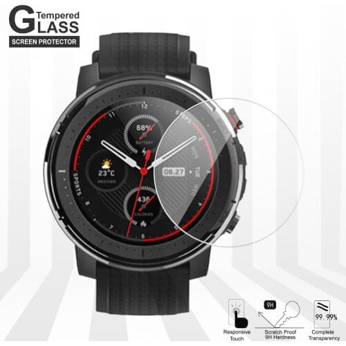 Tempered Glass For Amazfit Stratos 3 Stratos Lite Verge Lite Smart Watch Explosion-proof Protective Film Screen Protector