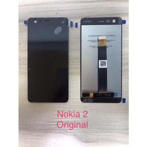 DGGROWING No Dead Pixel 100% Tested 5.0" LCD For Nokia 2 Nokia2 TA-1007 TA-1029 TA-1023 TA-1035 TA-1011 N2 Touch Screen Complete