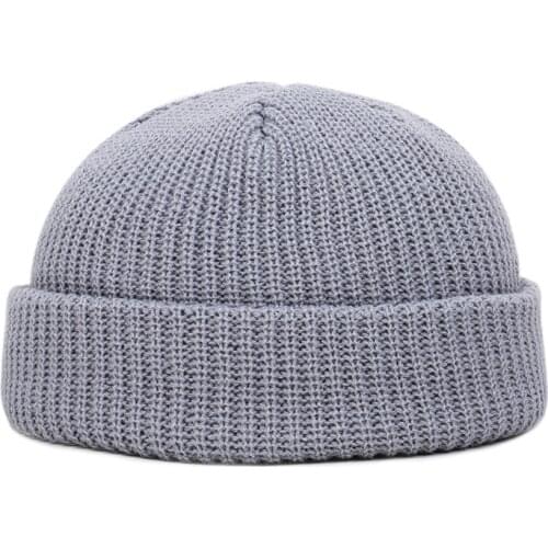 Unisex Winter Elasticity Acrylic Knitted Cycling Windproof Warm Short Melon Cap Men Women Multicolor Hat Skullies Beanies R32