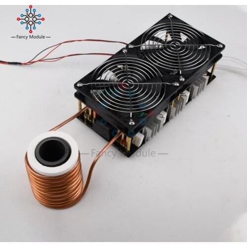 ZVS High Frequency 12-48V 2500W Induction Heater Heating PCB Board Module High Power Machine 50A
