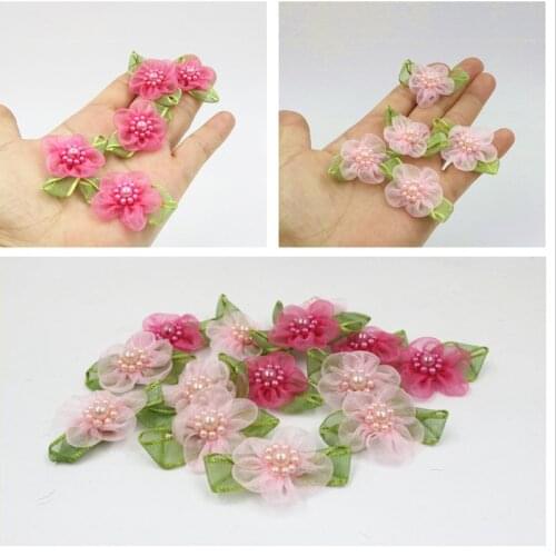 10pcs/lot Diy Handmade Flowers Patches For Clothing Appliques Parches bordados para ropa