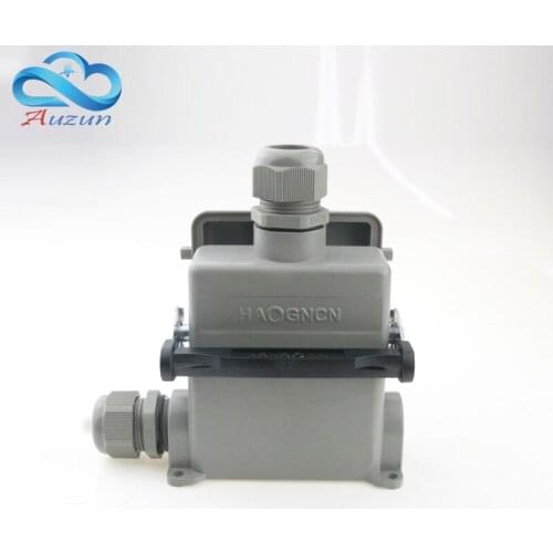 16 core H16B - HE - 016-4 heavy duty connector with cover the high mountain side for a single button 16 a500v screw c