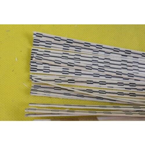 50 strip guitar inside binding Figured purfling wooden inlay 640x5x1mm #80
