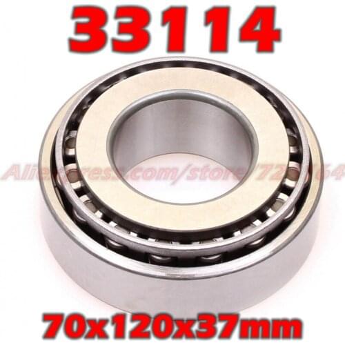 70x120x37 mm Tapered Roller Bearings 33114 3007714E HR33114J 33114JR 33114A E33114J 33114VC12 33114U 33114E 70*120*37