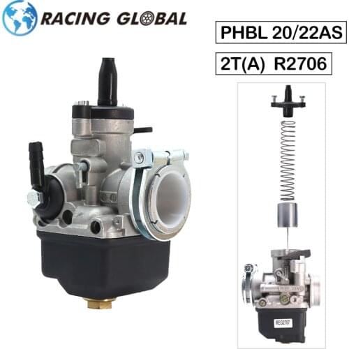 ALCON-Motorcycle 20mm 22mm Dellorto Carburetor PHBL 20AS/22AS 2T(A) R2706/R2707 For The Biland 250 Tiger Cub 2 Stroke Motorcycle